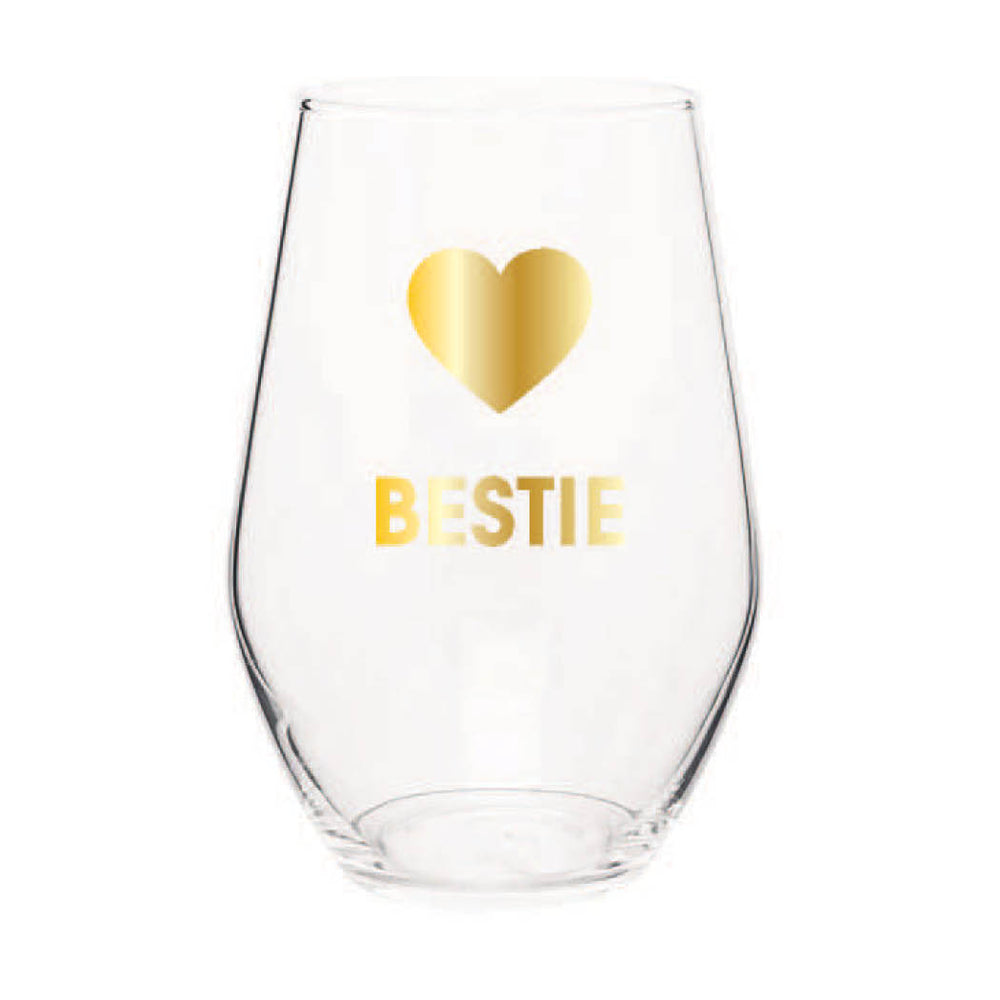 Chez Gagne Stemless Wine Glass
