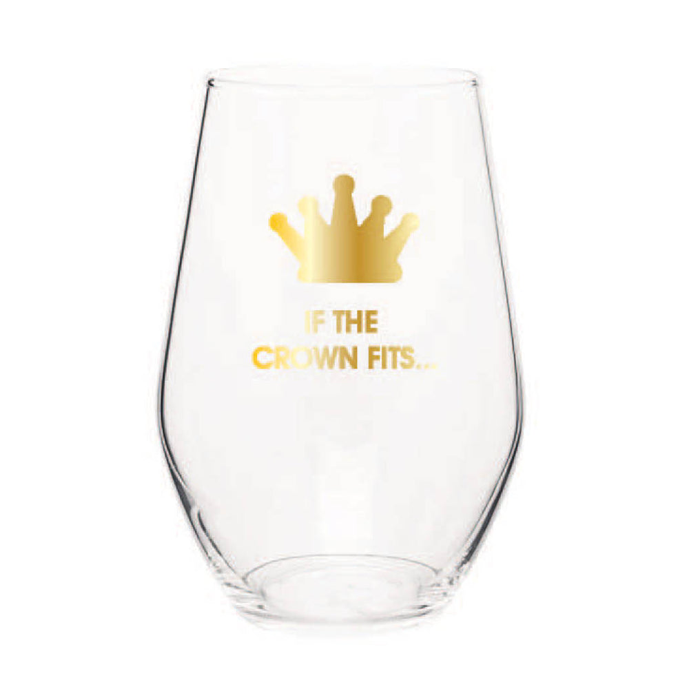Chez Gagne Stemless Wine Glass
