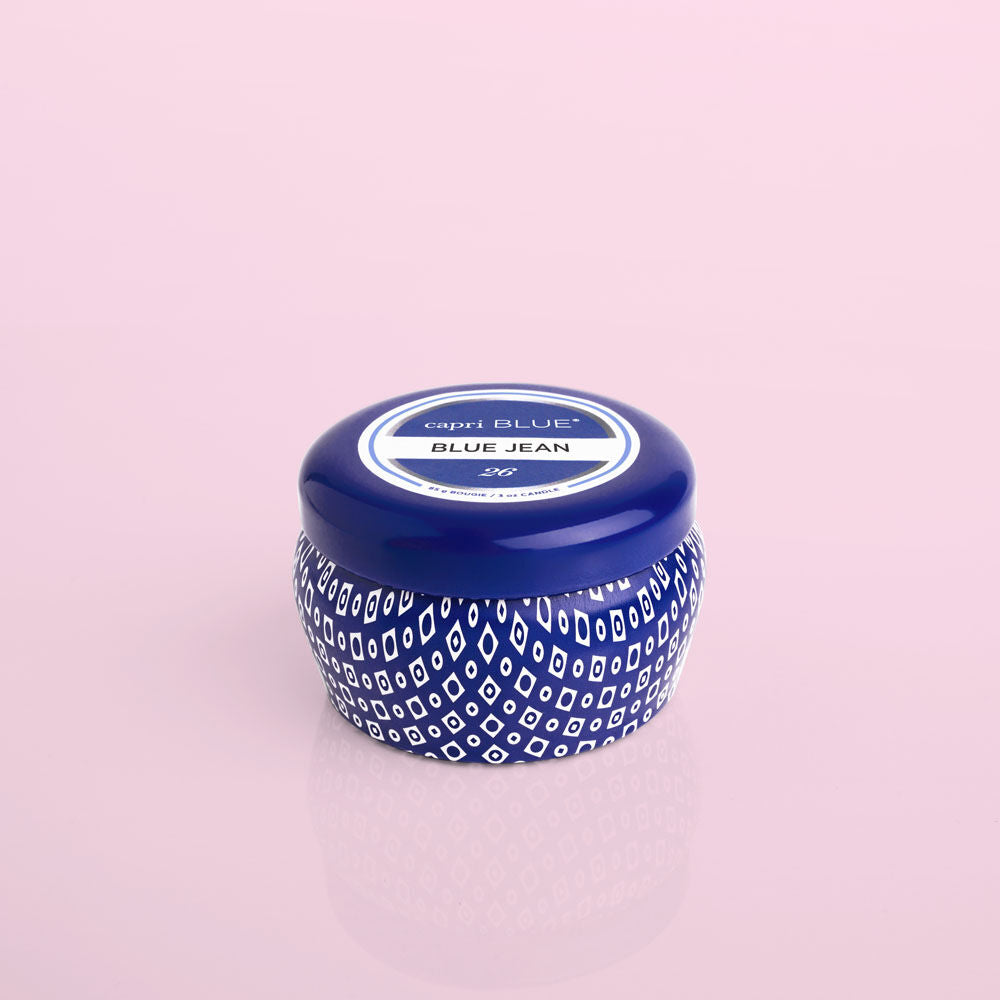 Capri Blue Printed Mini Travel Tin