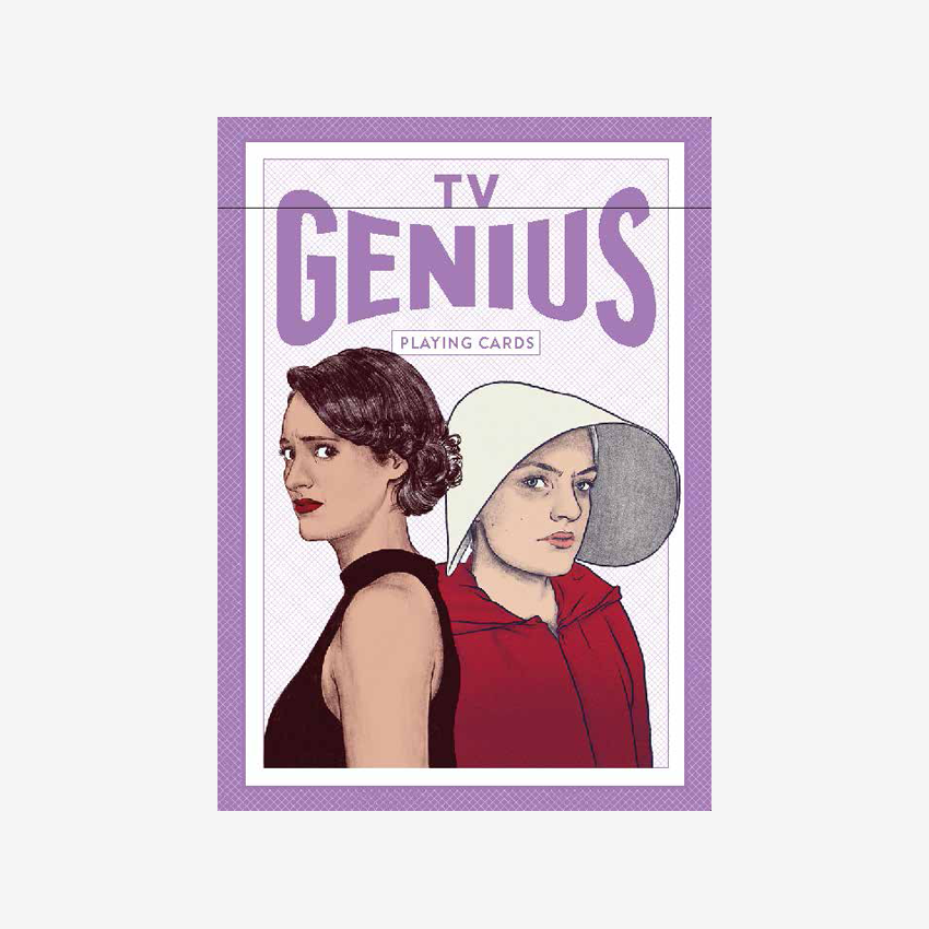 TV Genius Playing Cards