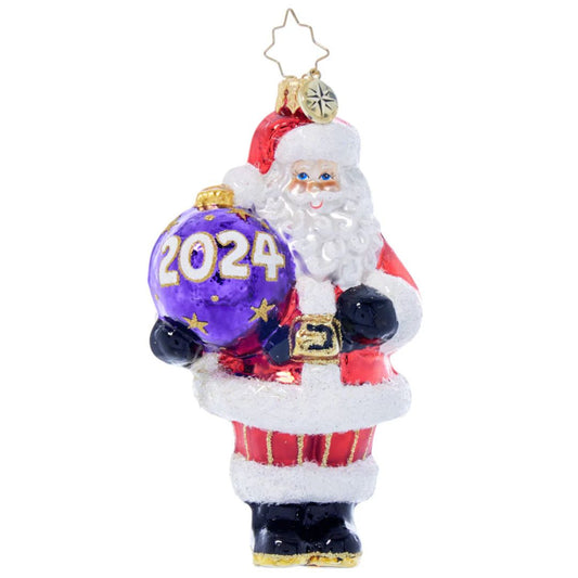 Christopher Radko Santa's 2024 Keepsake Ornament