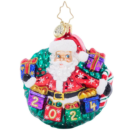 Christopher Radko Yearly Salutations Gem Ornament