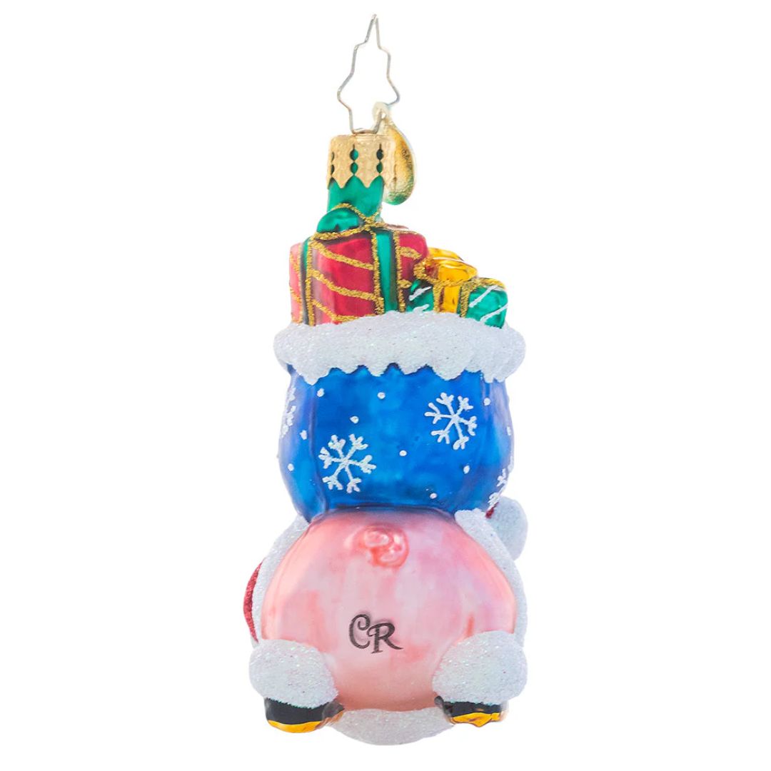 Christopher Radko When Pigs Fly Gem Ornament