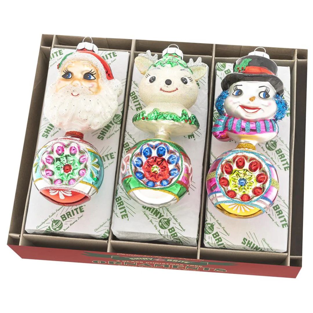 Christopher Christmas Confetti 3 Count 5.5" Figure Rounds