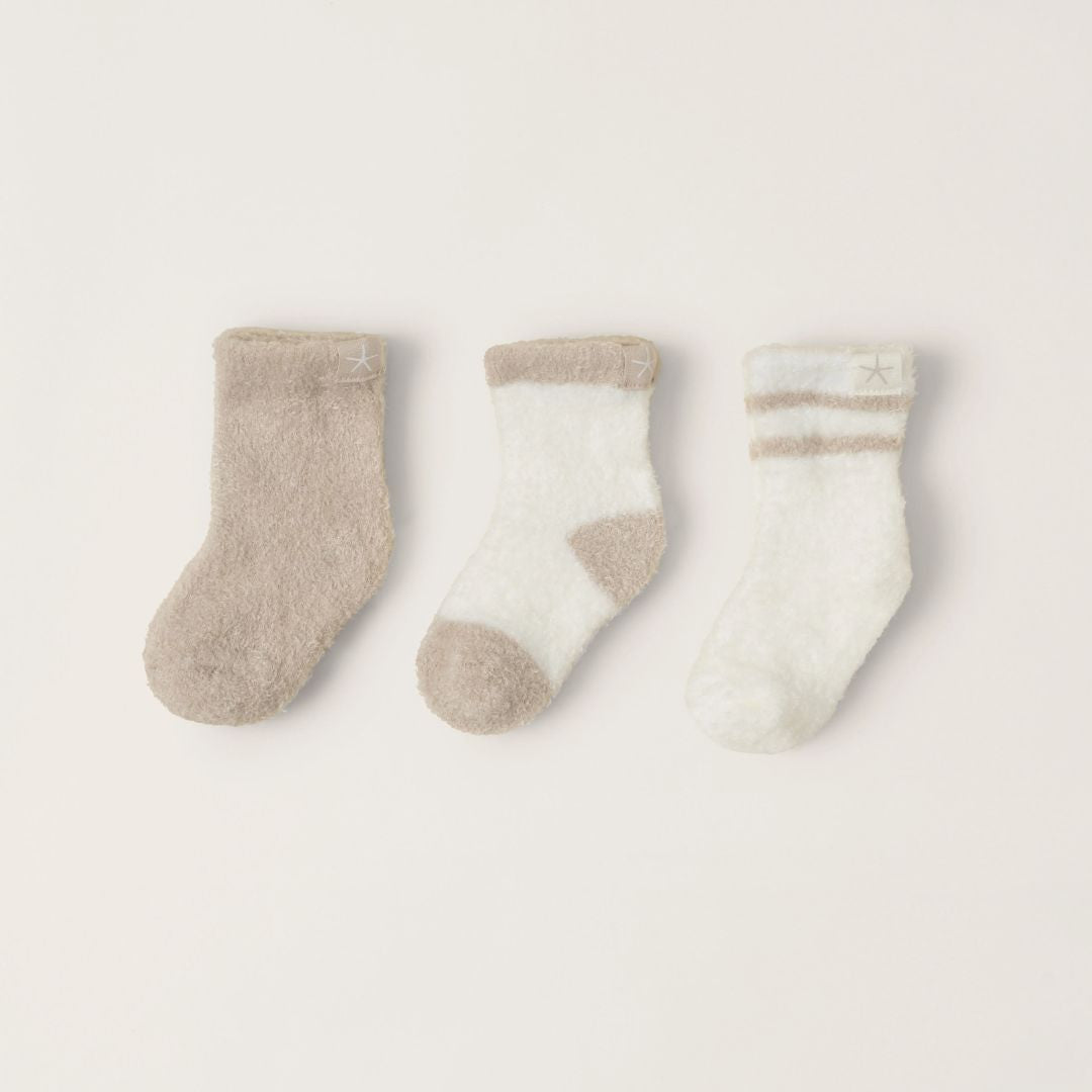 Barefoot Dreams CozyChic Lite® Infant 3 Pack Sock Set