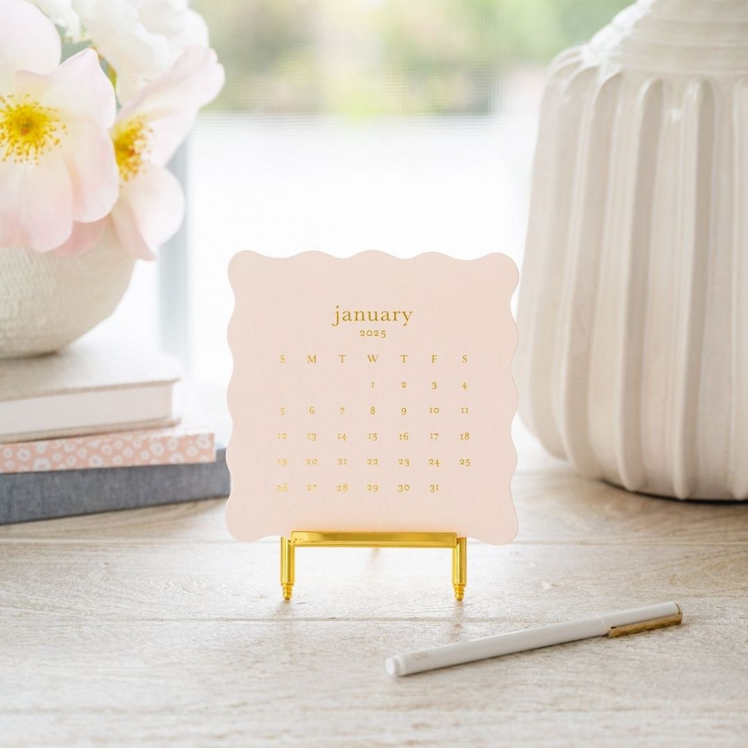 Sugar Paper 2025 Desk Calendar