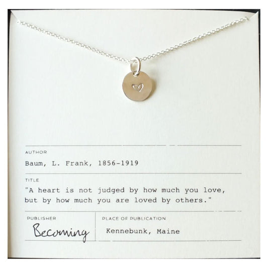 Becoming Heart Necklace