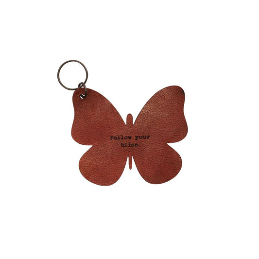 Sugarboo Leather Butterfly Keychains