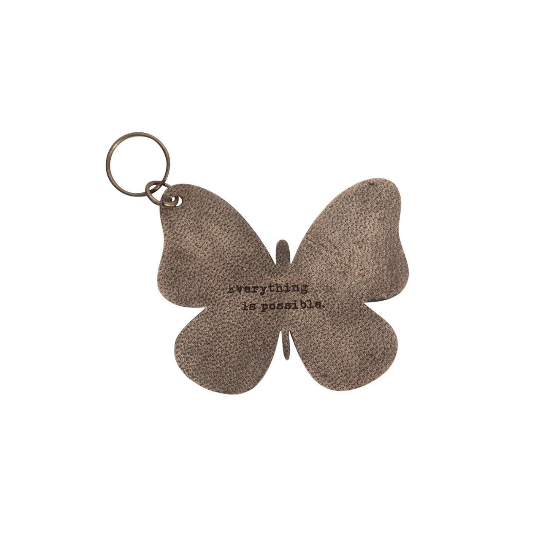 Sugarboo Leather Butterfly Keychains