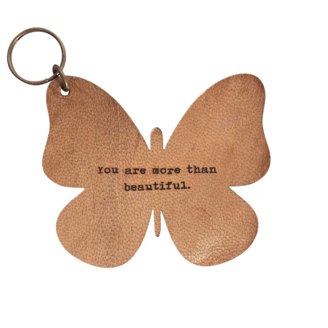 Sugarboo Leather Butterfly Keychains