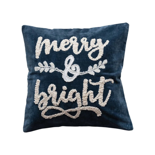 Holiday Merry and Bright Pillow