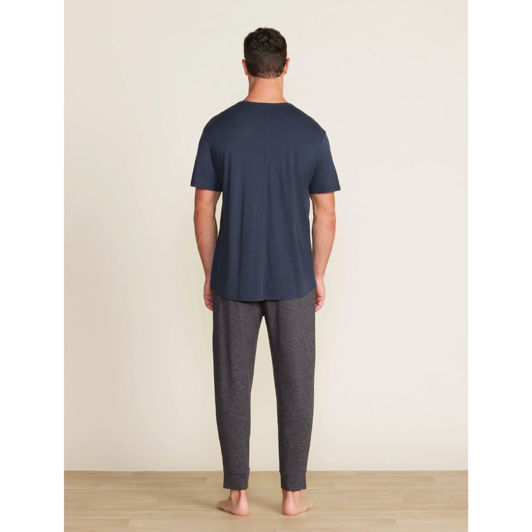 Barefoot Dreams Malibu Collection® Men's Short Sleeve Cotton Modal Crew