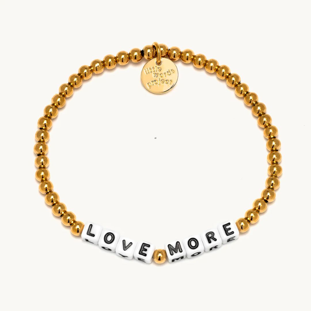 Little Words Project Waterproof Gold Bracelet