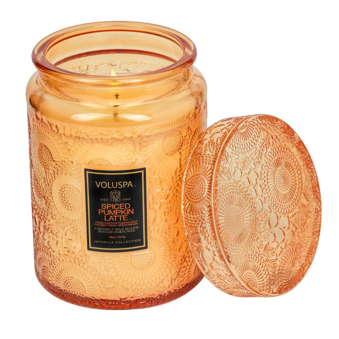 Voluspa Spiced Pumpkin Jar Candle