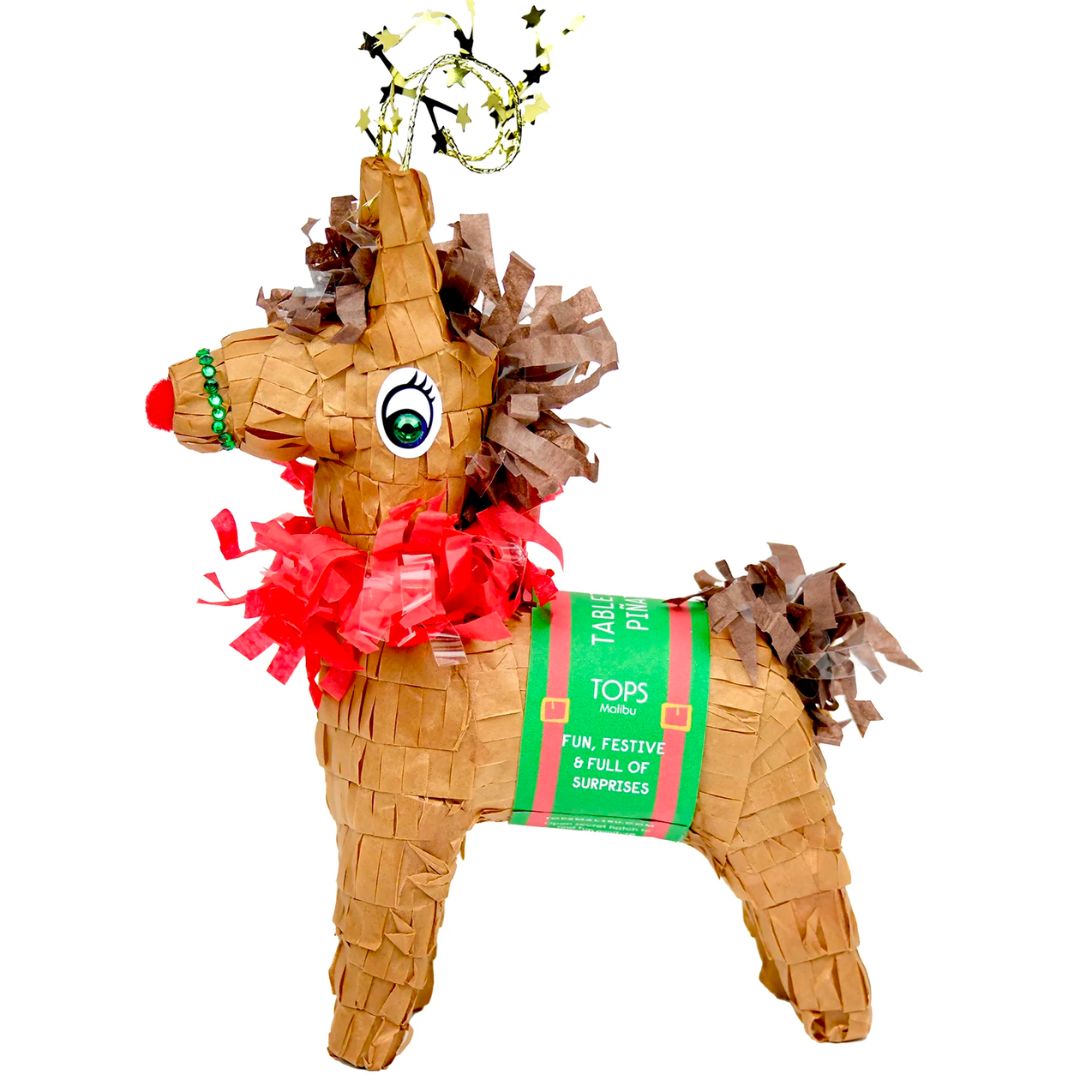 Tops Mini Tabletop Reindeer Piñata