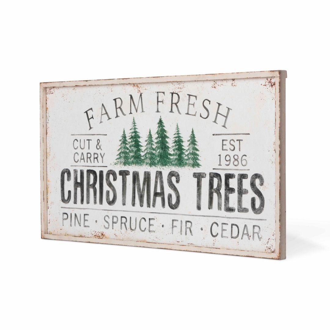 Christmas Tree Farm Iron Plaque