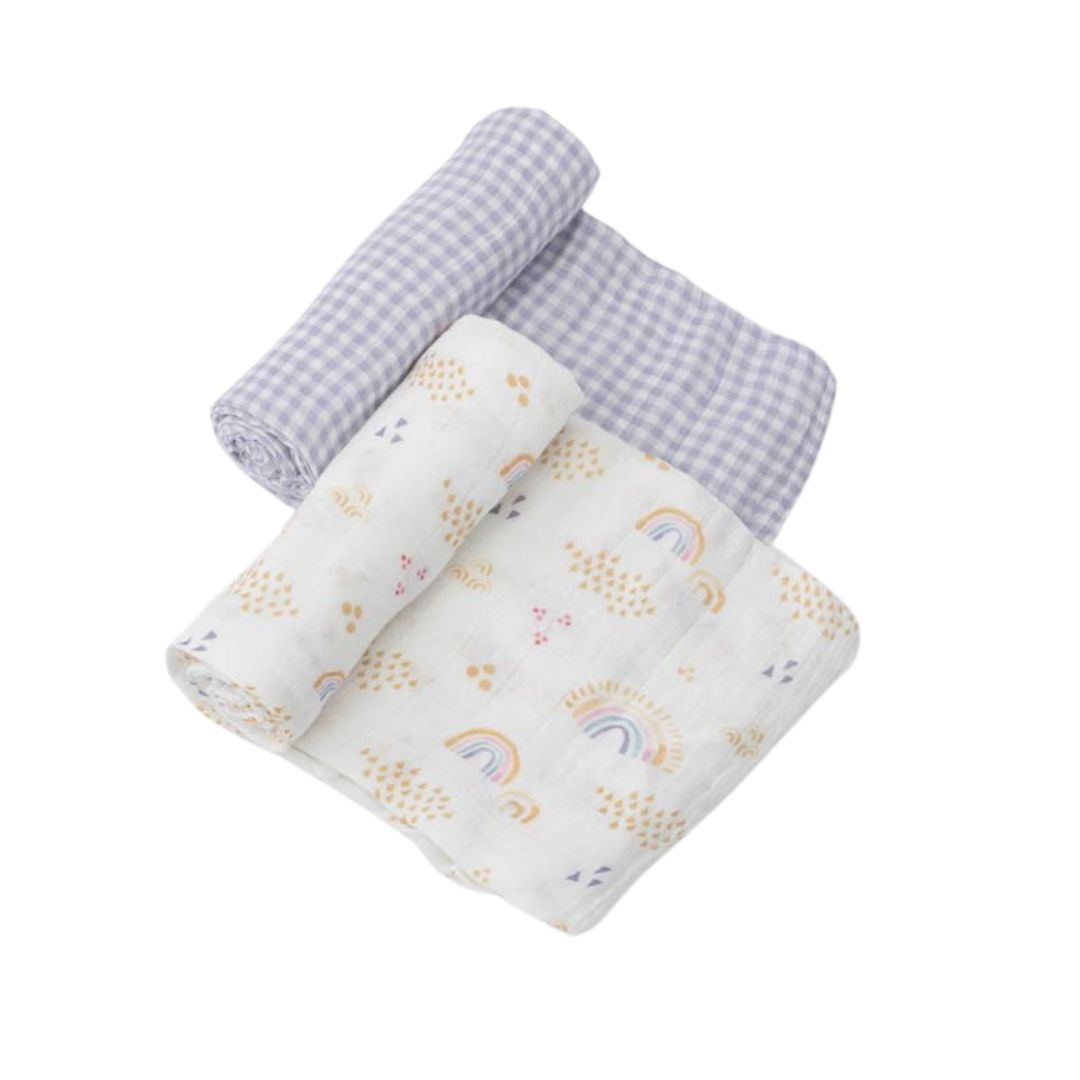 Little Unicorn Deluxe Swaddle 2 Pack