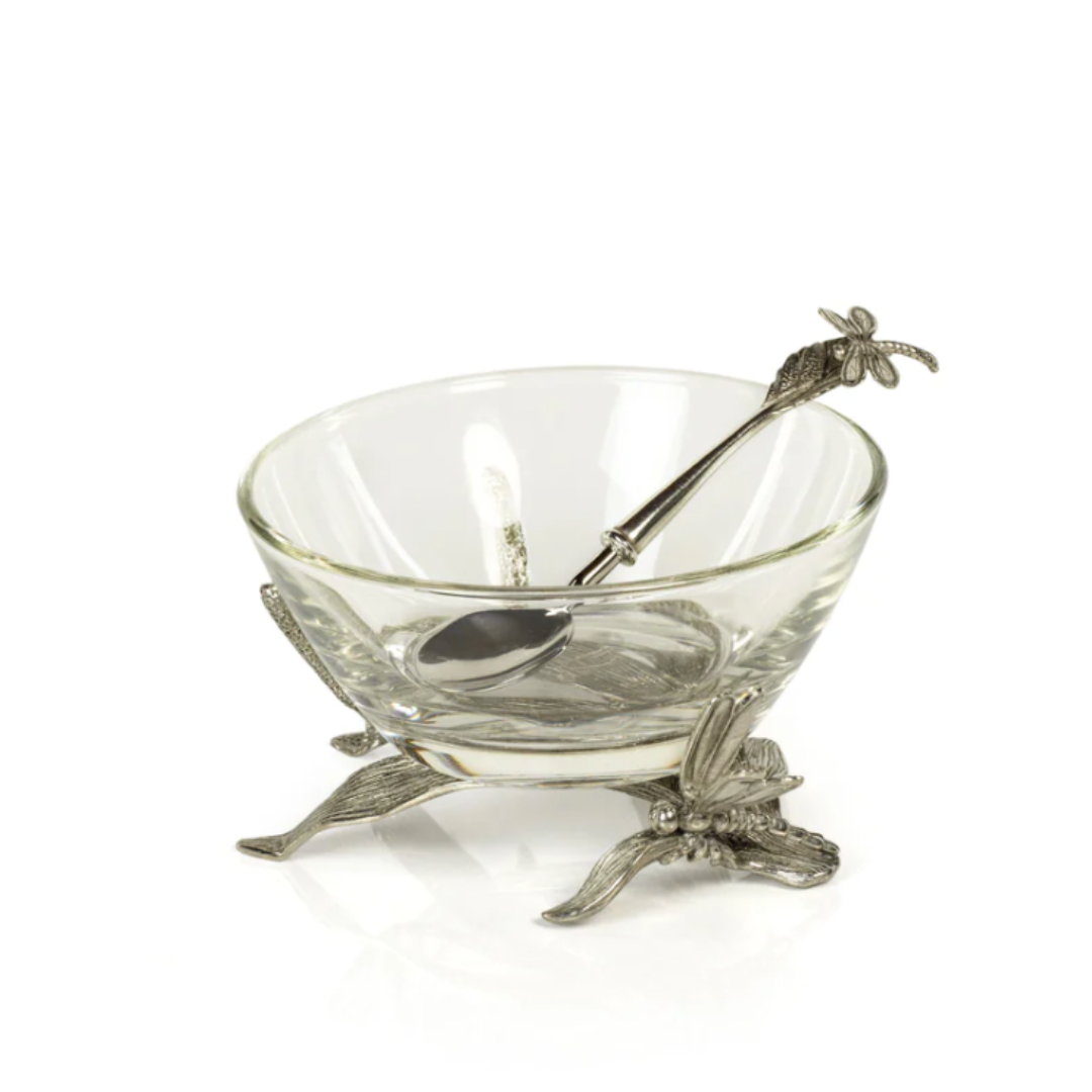 Dragonfly Glass Bowl