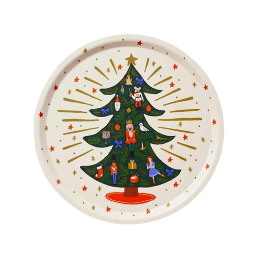 Rifle Paper Round Holiday Serving Tray