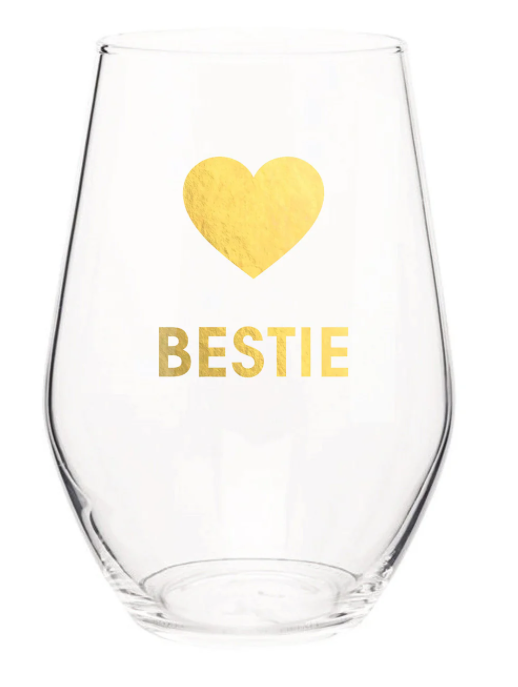 Chez Gagne Stemless Wine Glass