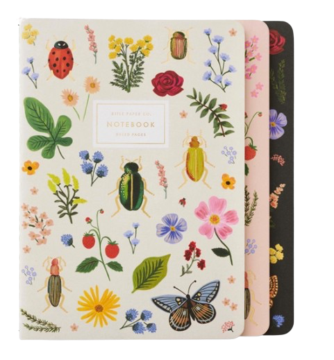 Rifle Paper Set of 3 Notebooks