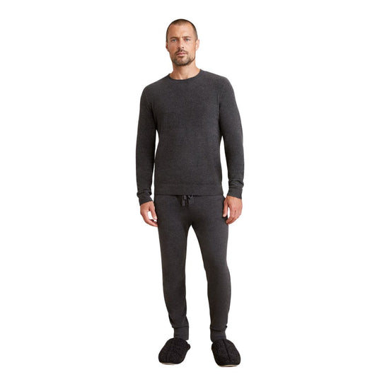 Barefoot Dreams Mens Rolled Neck Pullover