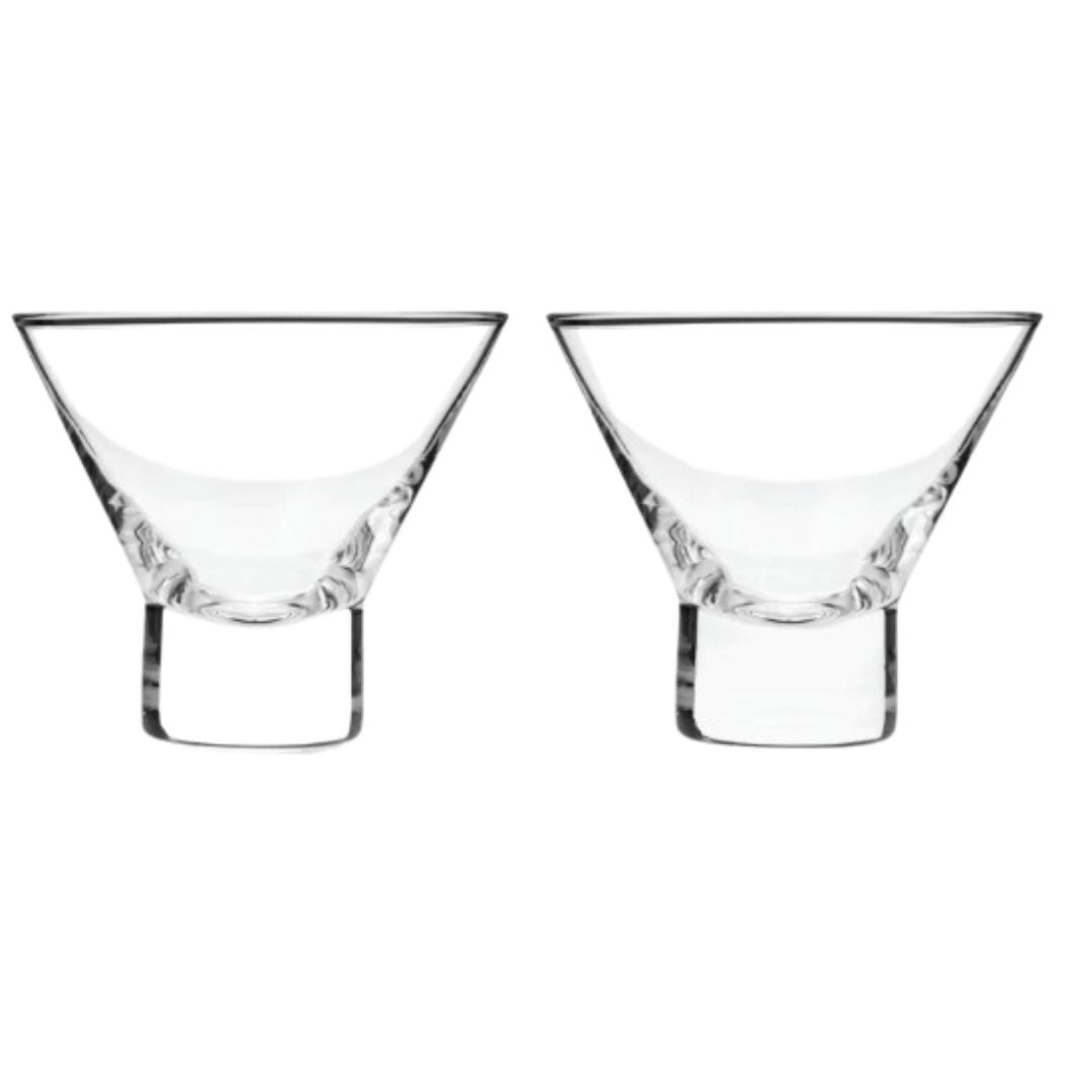 Raye Stemless Martini Glasses