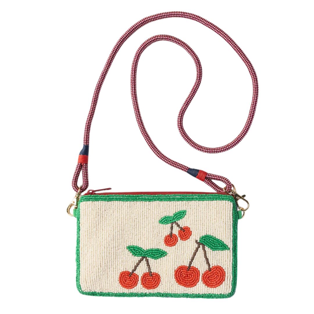 Ink & Alloy Leila Bead Clutch