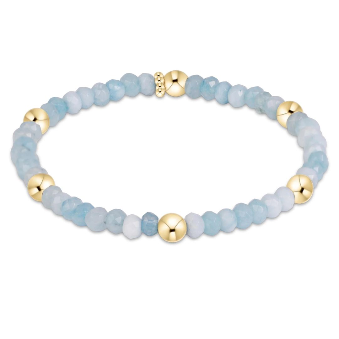 E Newton Presence Gemstone 4MM Bracelet