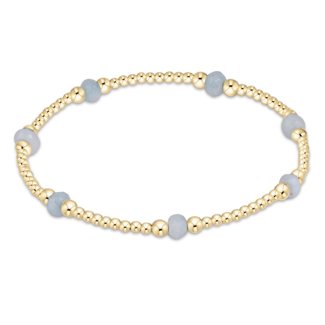 E Newton Purpose Gemstone 4MM Bracelet