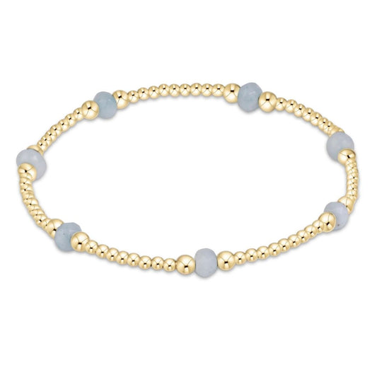 E Newton Purpose Gemstone 4MM Bracelet