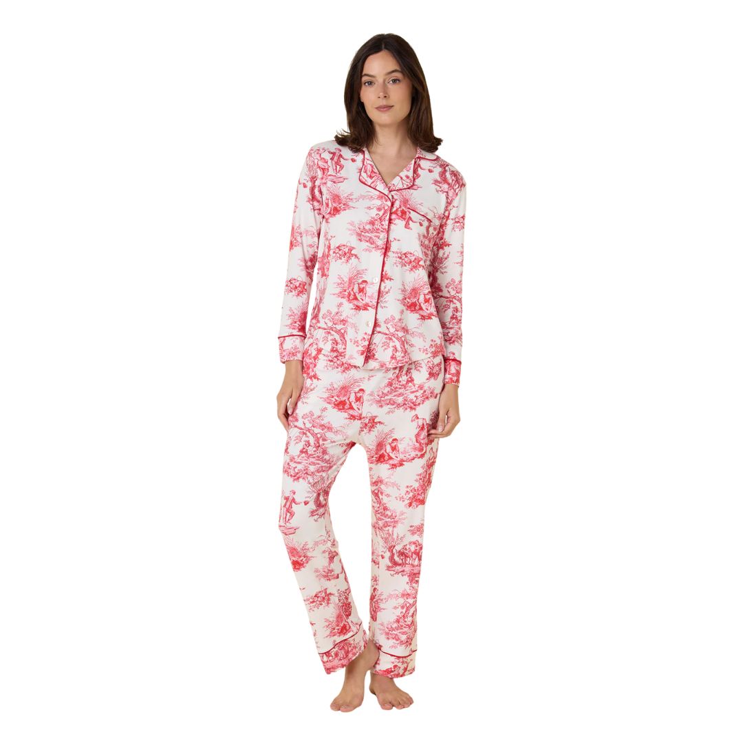 The Cat’s PJs Pima Knit Long-Sleeved Pajama