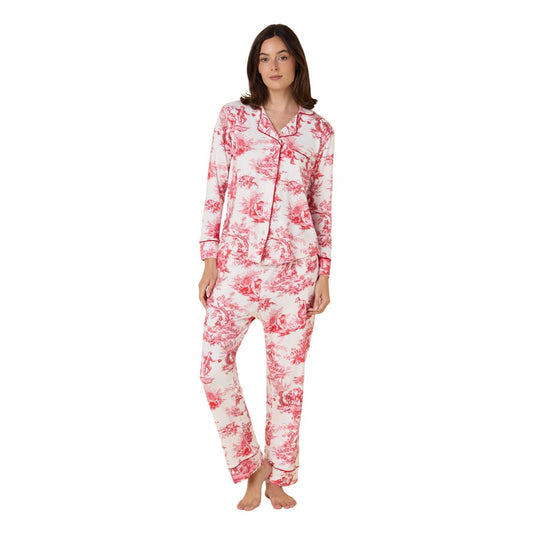 The Cat’s PJs Pima Knit Long-Sleeved Pajama