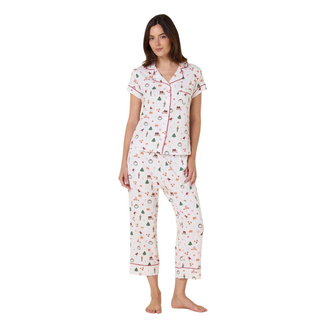 Cat's PJs Pima Knit Capri Set