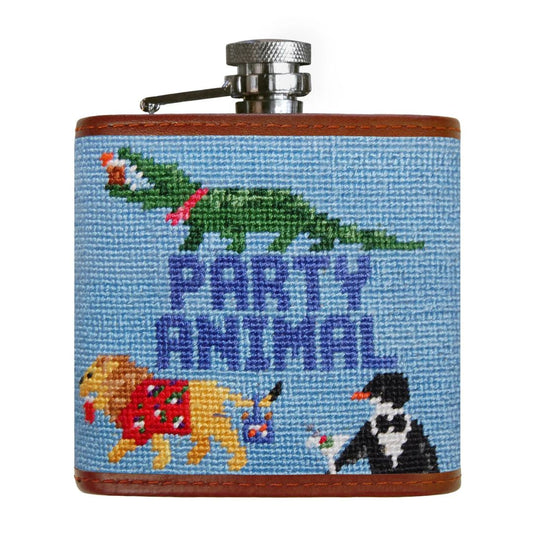 Smathers & Branson Needlepoint Flask