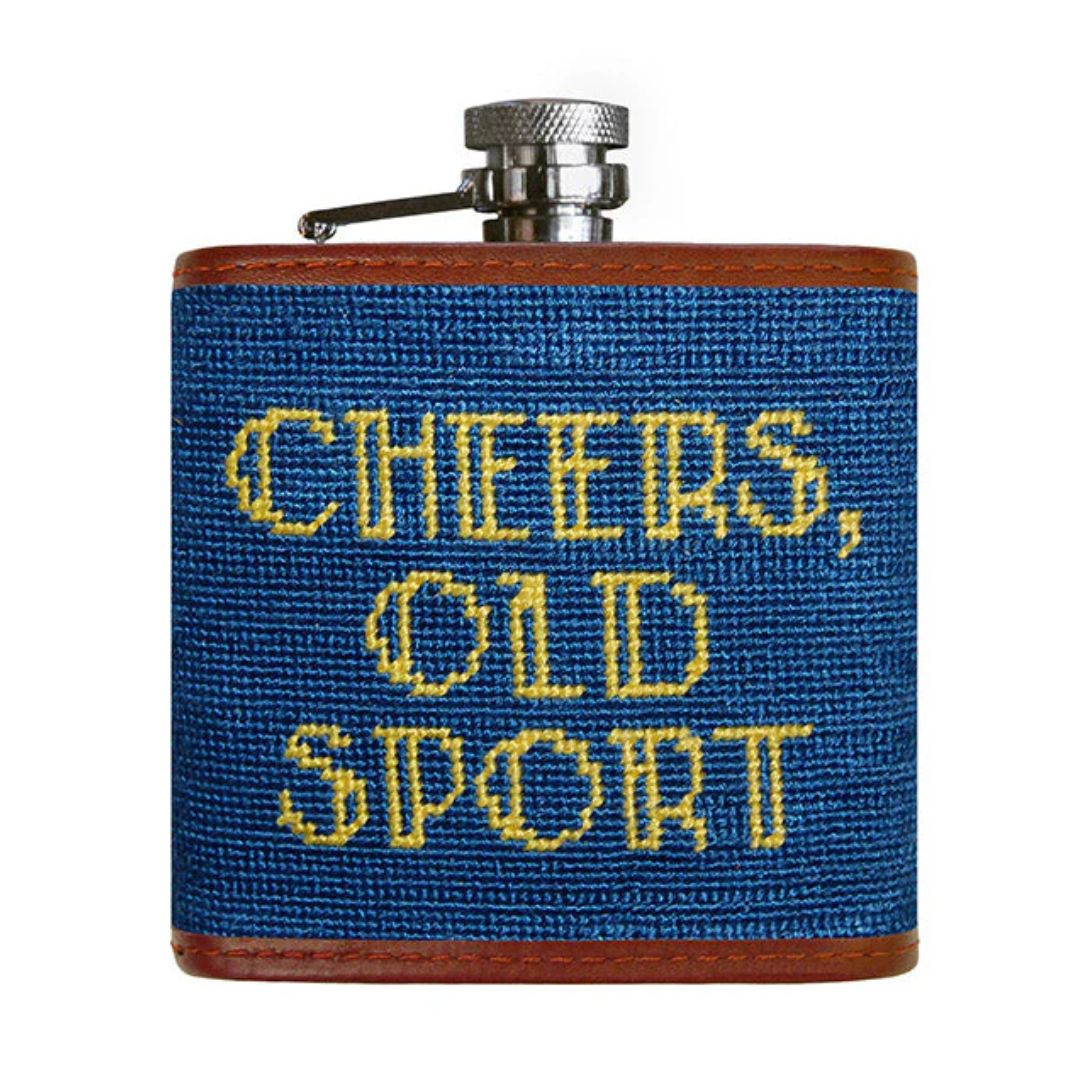 Smathers & Branson Needlepoint Flask