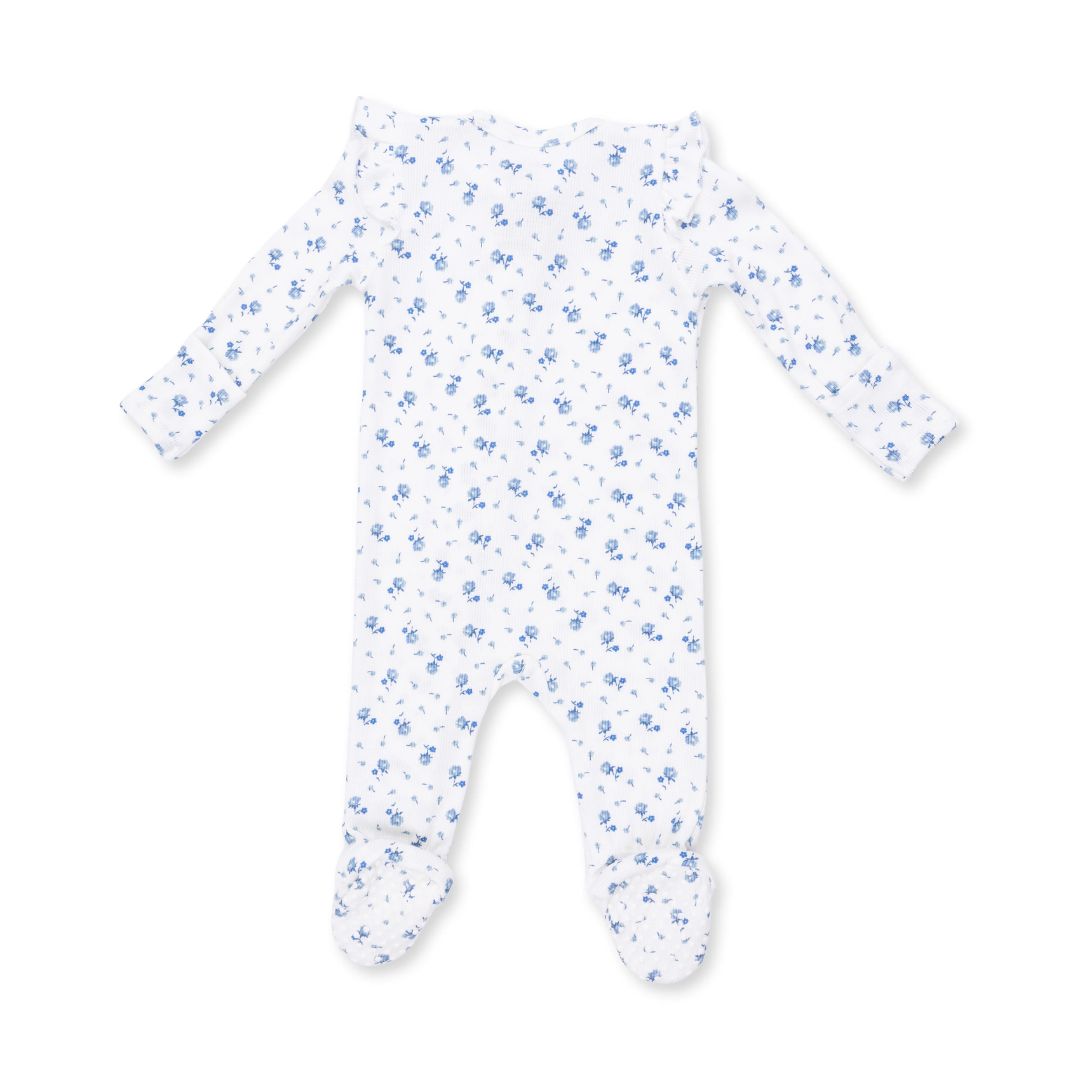 Angel Dear 2 Way Ruffle Sleeve Zipper Footie