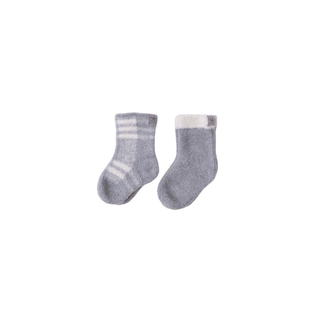 Barefoot Dreams Cozychic Lite Baby Plaid Sock Set