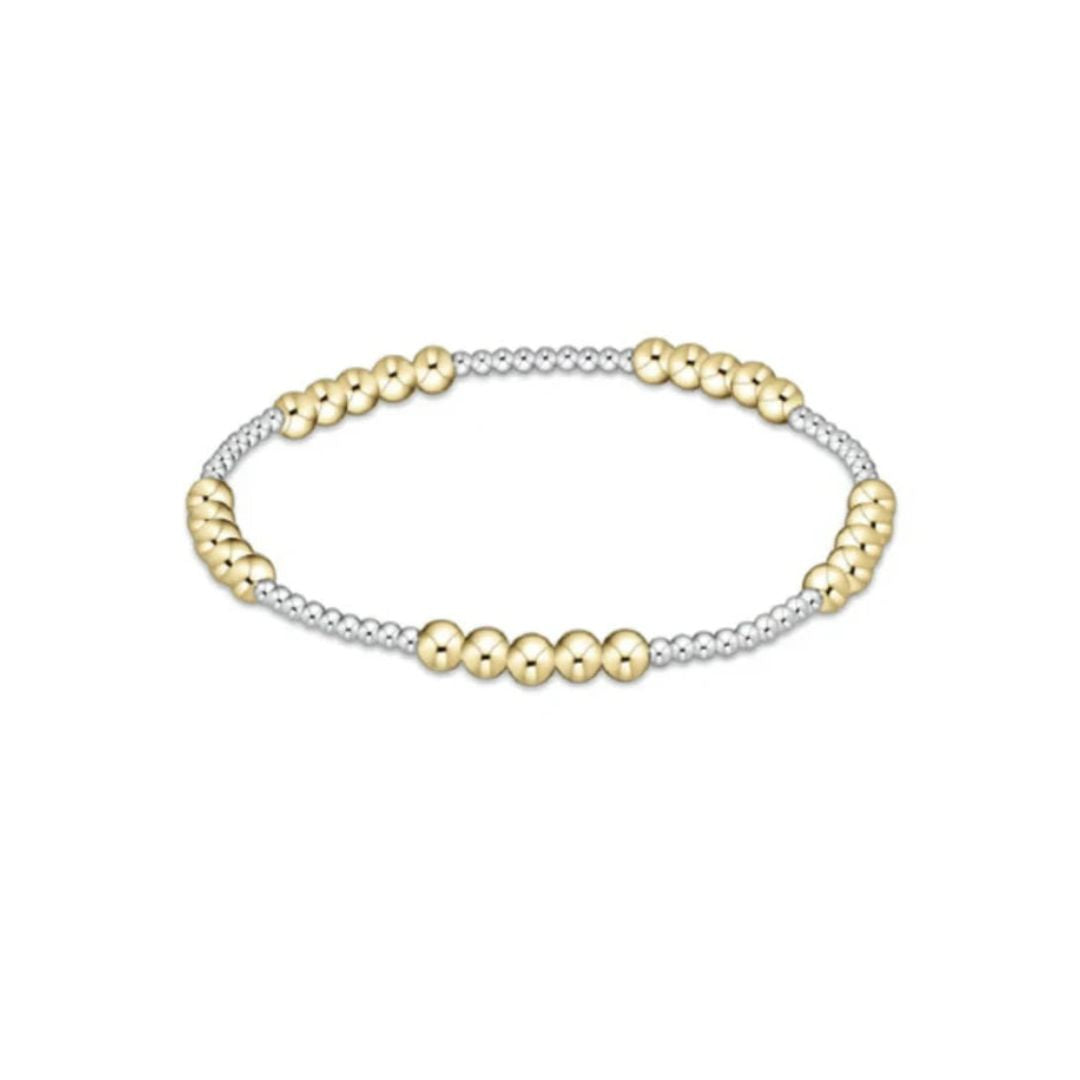 E Newton Classic Blissful Mixed Metal Bracelet