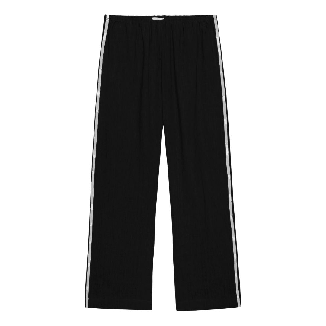 Donni Linen Crop Stripe Pant