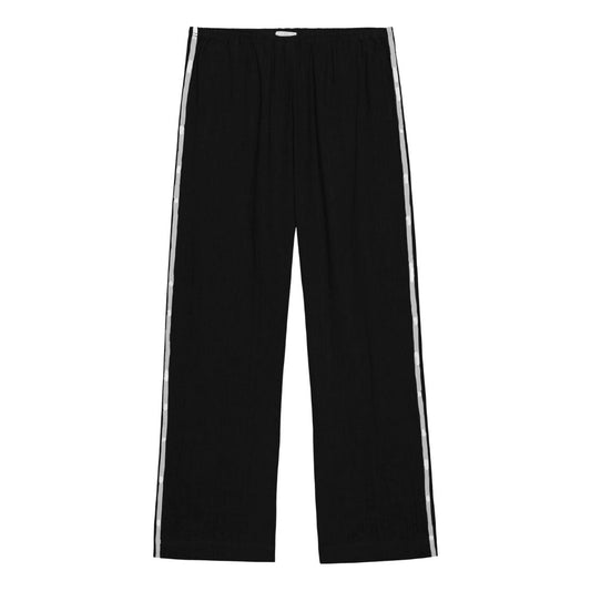 Donni Linen Crop Stripe Pant