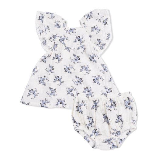 Angel Dear V-Neck Dress & Bloomer