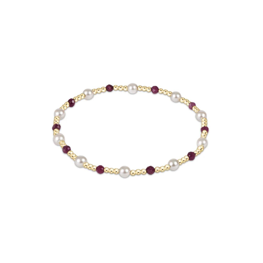 E Newton Pearl Sincerity 4mm Color Bracelet