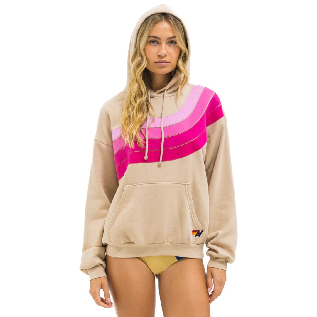 Aviator Nation Wave Stripe 4 Hoodie