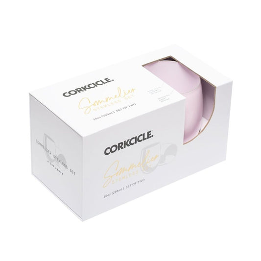 Corkcicle Sommelier Stemless - Double Pack