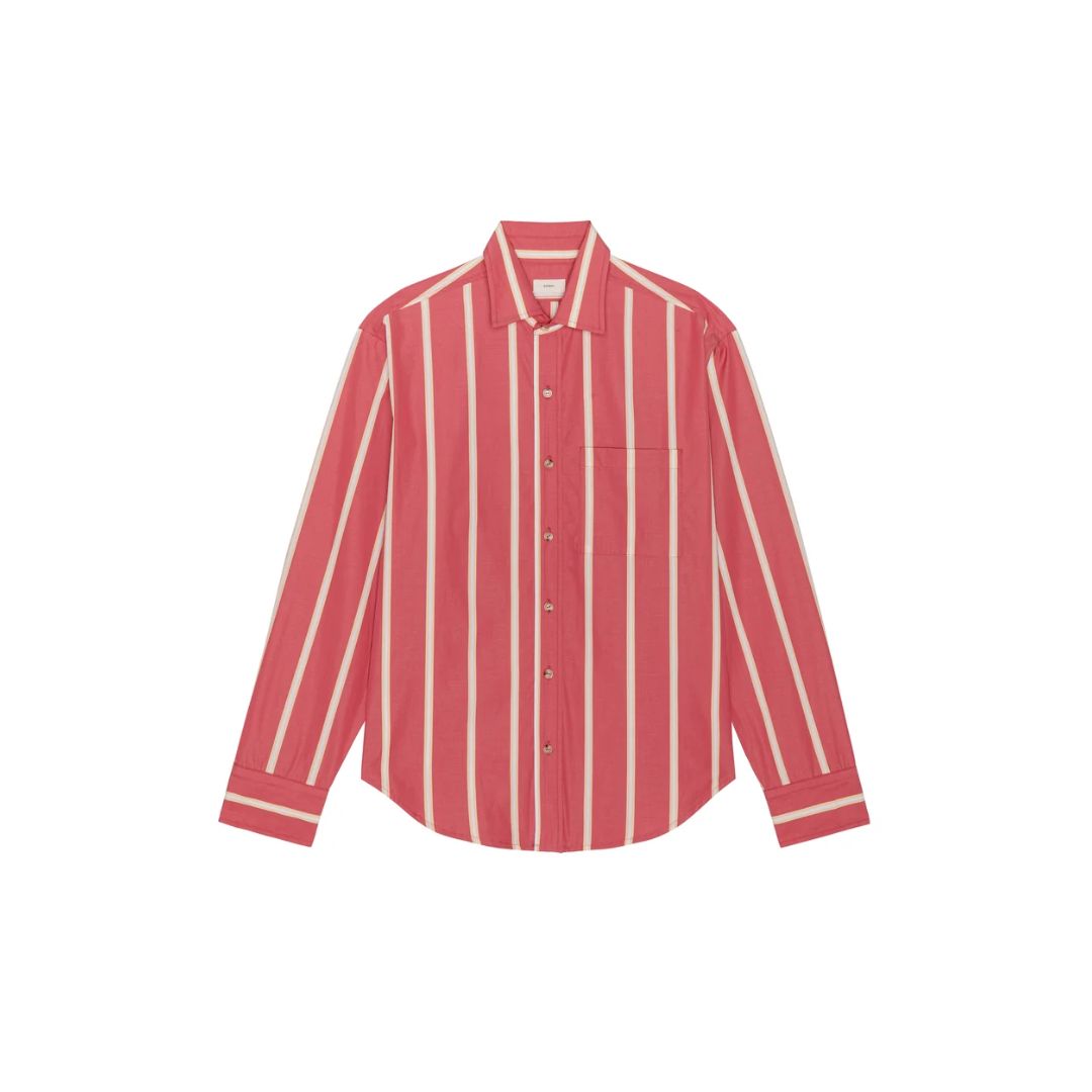 Donni Raspberry Stripe Pop Shirt