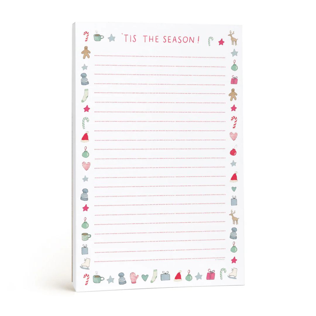 E. Frances Holiday Notepad