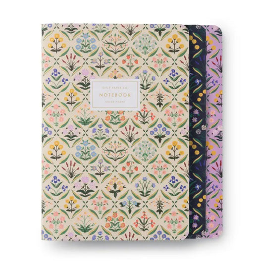 Rifle Paper Set of 3 Notebooks