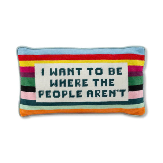 Furbish Needlepoint Pillow