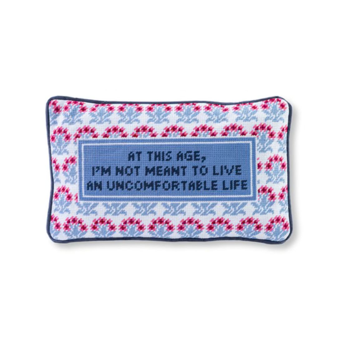 Furbish Needlepoint Pillow